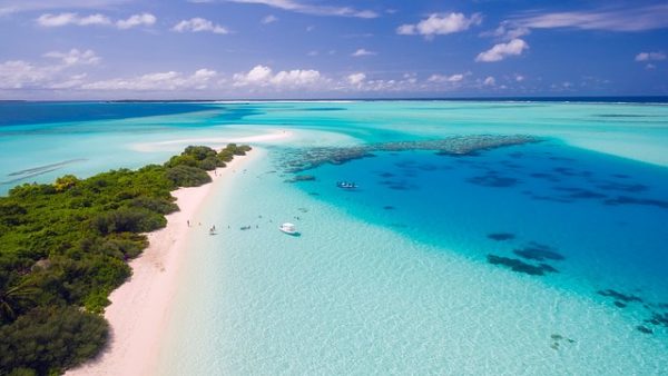 Photo d'une plage des Maldives